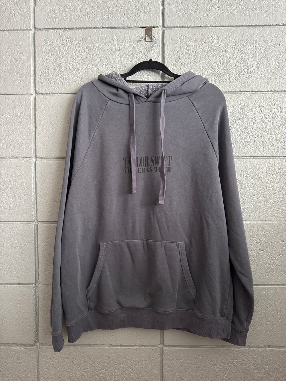 Taylor Swift The Eras Tour 2023 Oversized Hoodie Blue Official Tour Merch size L